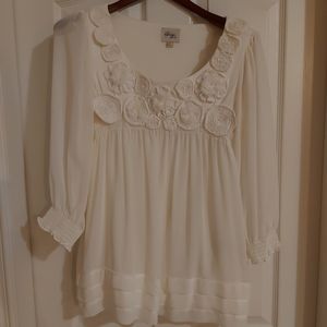 Creme blouse